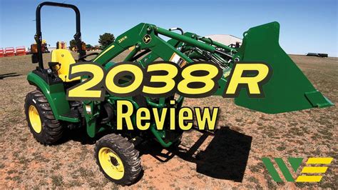 john deere 2038r|2038r vs. 3033r